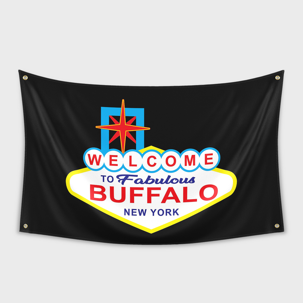 Welcome to Buffalo Mancave Flag