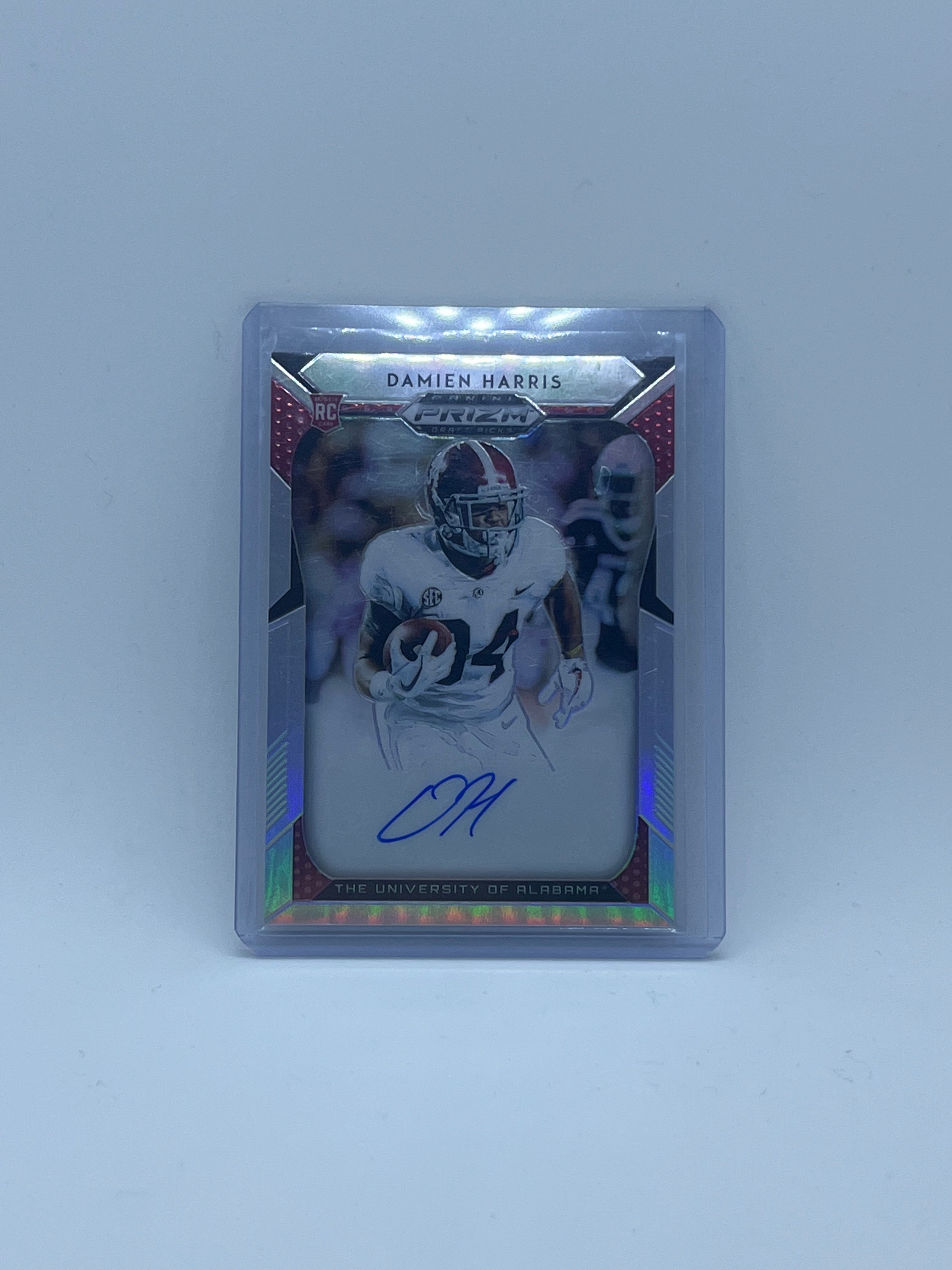 2019 Panini Prizm Silver Damien Harris Rookie Auto