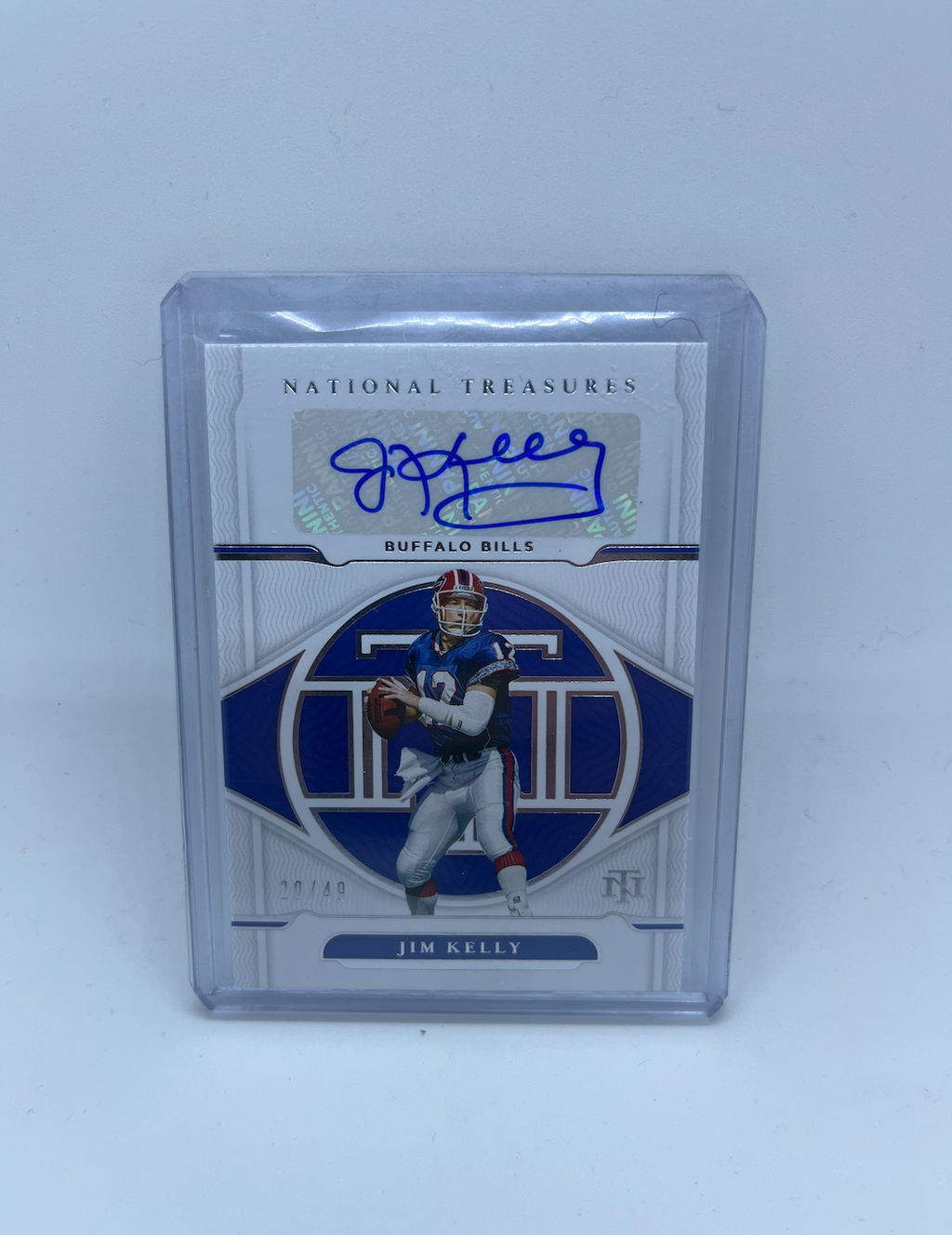 2021 Panini National Treasures Jim Kelly Auto /49