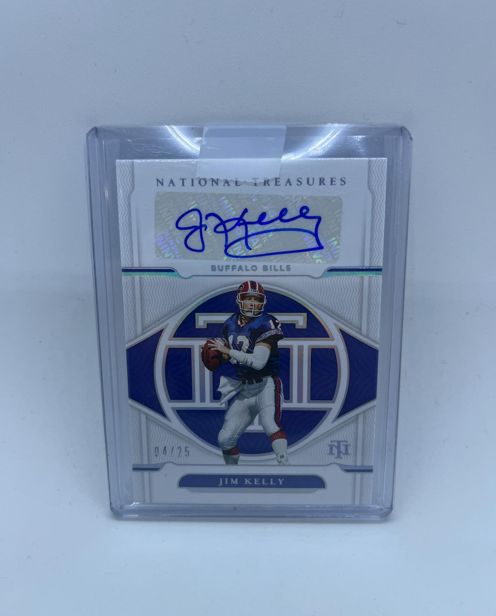 2021 Panini National Treasures Jim Kelly Auto /25